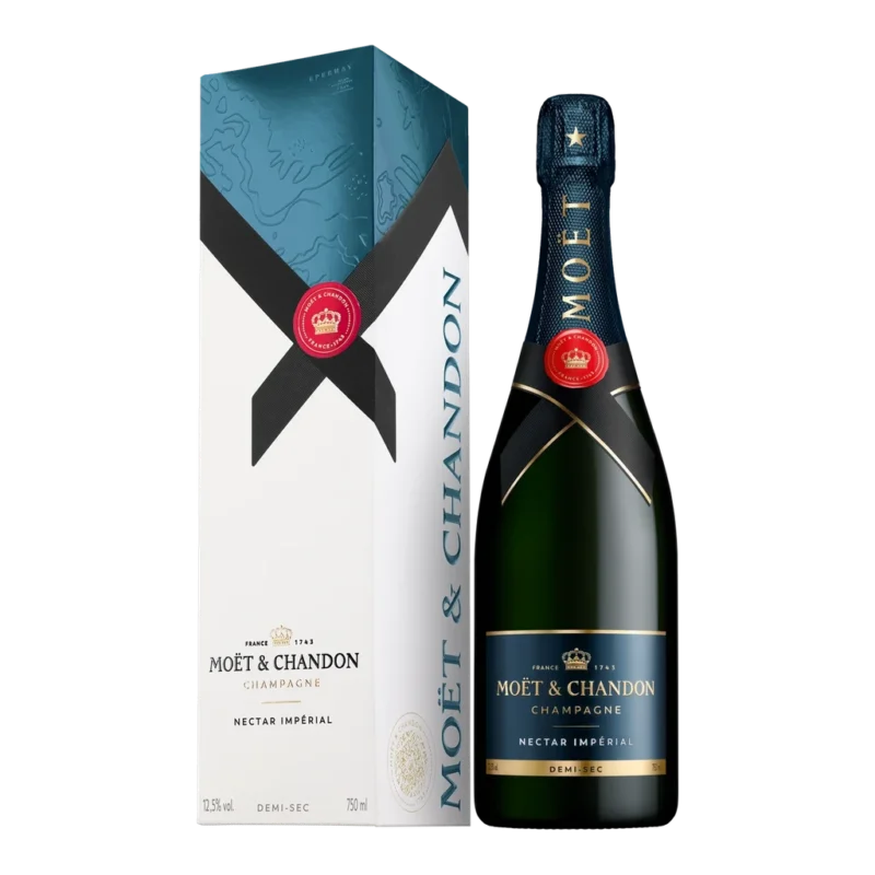 Moët & Chandon Nectar Impérial, w pudełku